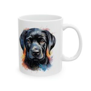 Lab Puppy Perk Cup  11 oz. Coffee Mug